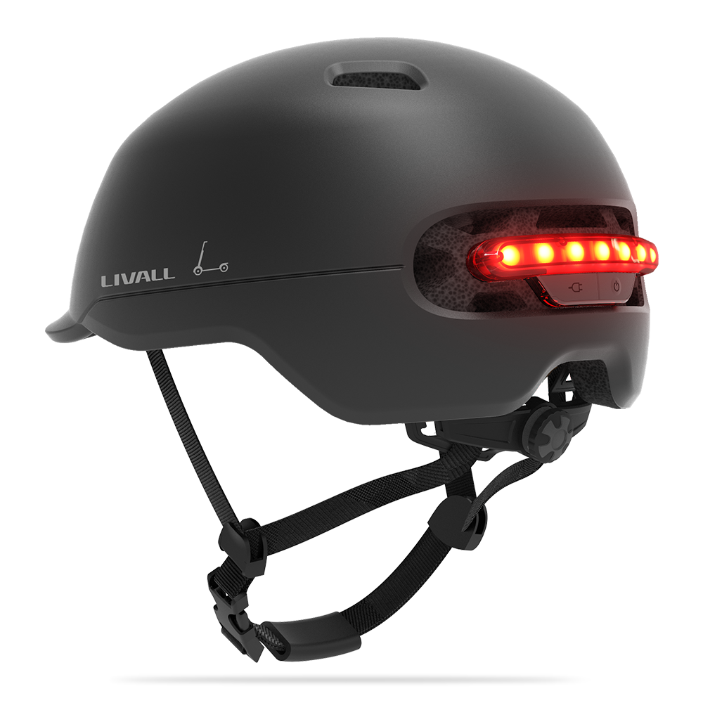LIVALL  C20 urban black smart helmet with brake warning led