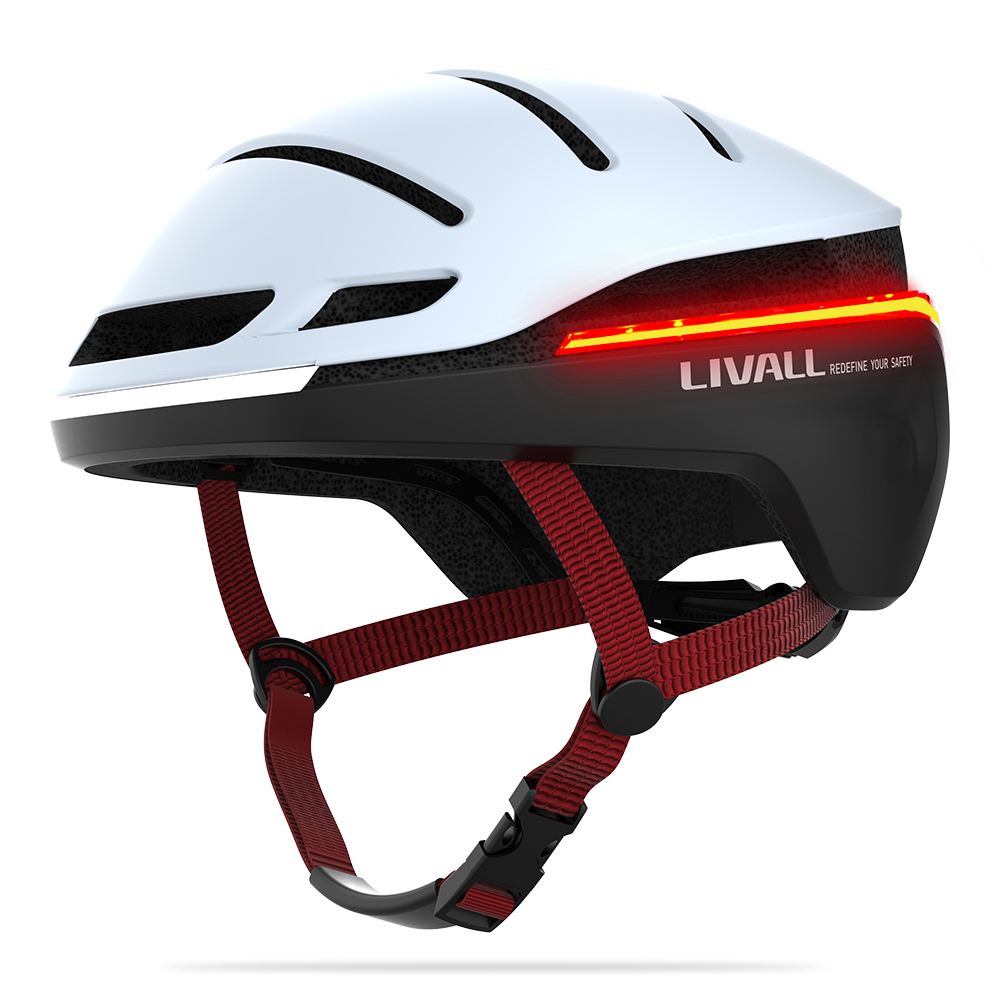 LIVALL EVO21 street bike white smart helmet - if gold award winner