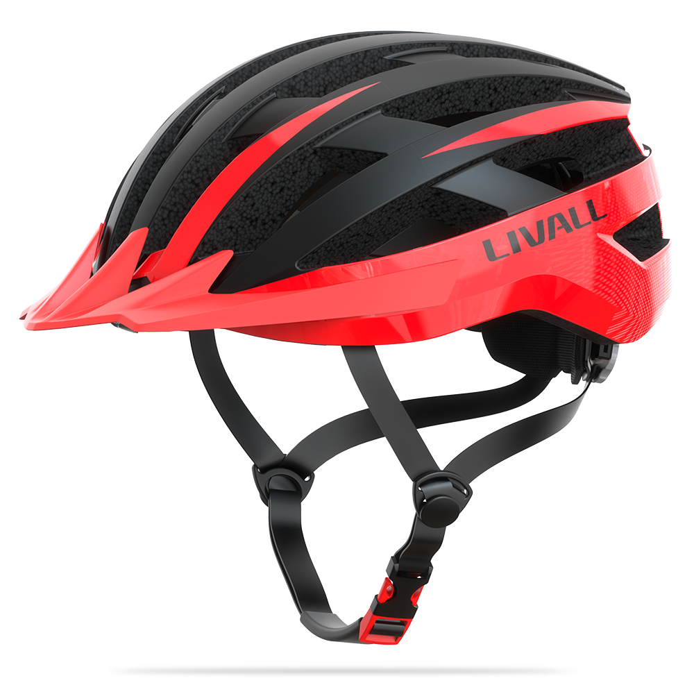 LIVALL MT1 Neo red and black smart helmet